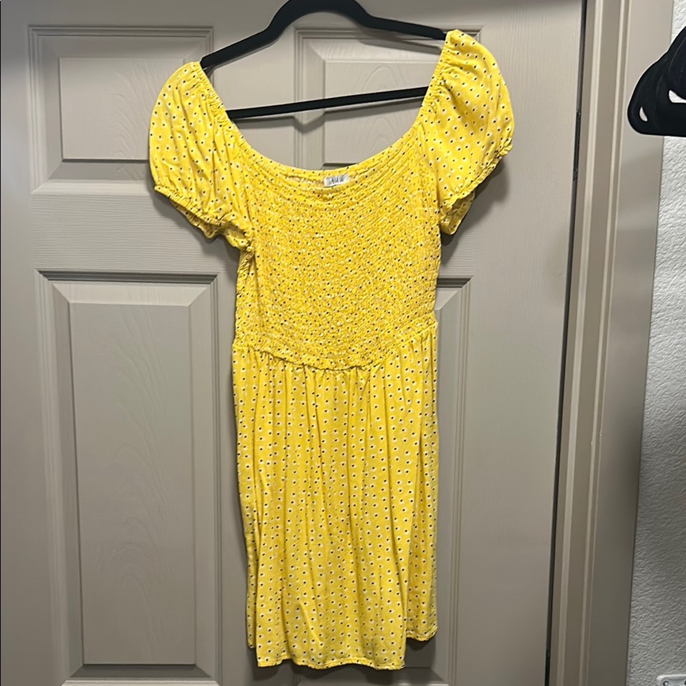 Yellow Polka Dot Dress